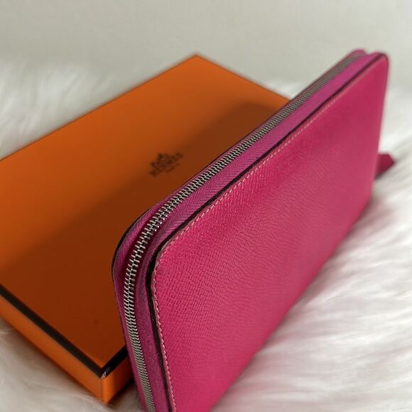 💯Authentic Hermes Azap zipped Long Wallet 🍀 - Picture 4 of 16